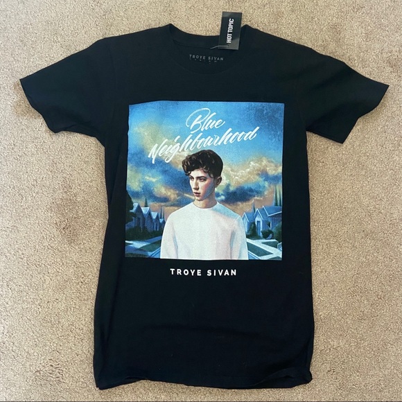 Troye Sivan Blue Neighborhood T-Shirt - Picture 1 of 3